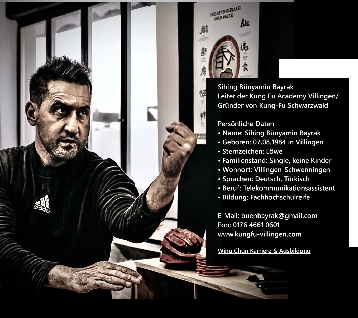 WING CHUN KUNG FU➡️ACADEMY VILLINGEN ⭐SIHING BUENYAMIN BAYRAK